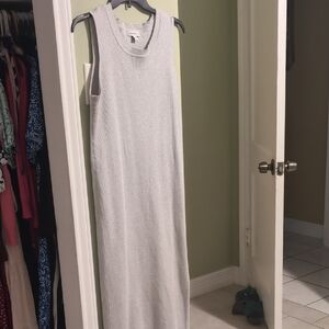 Calvin Klein Jeans Silver Maxi Dress